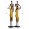 Handmade Polystone African Inspired Sculpture Set